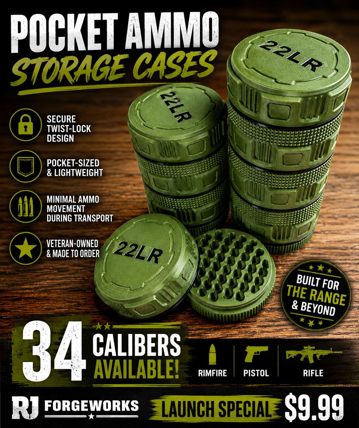 Pocket Ammo Storage Cases