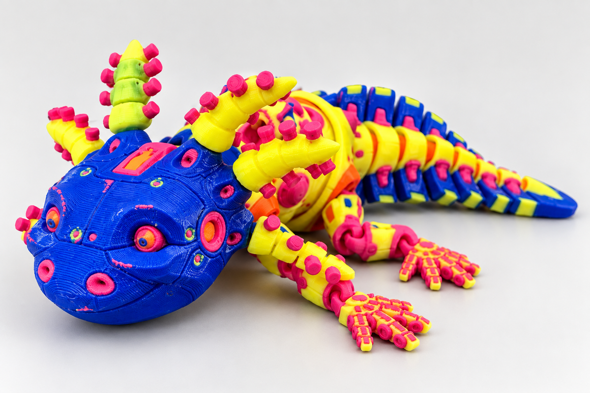 RoboLotl – Articulated Cyber Axolotl