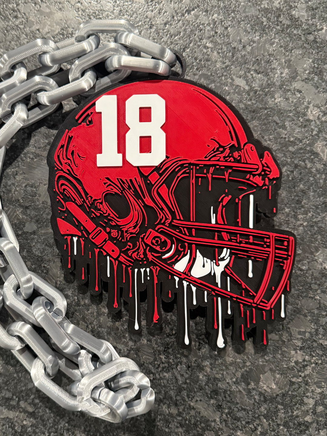 Hype Chain Pendant – Custom Team-Inspired Necklace | College Fan Jewelry