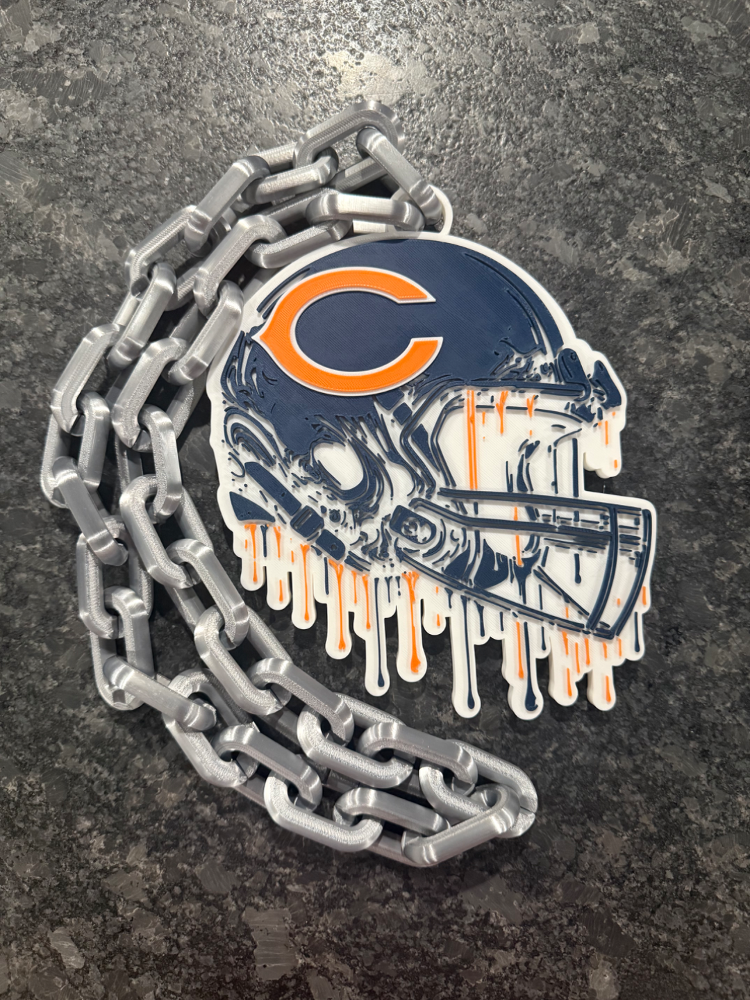 Hype Chain Pendant – Custom Team-Inspired Necklace | Football Fan Jewelry
