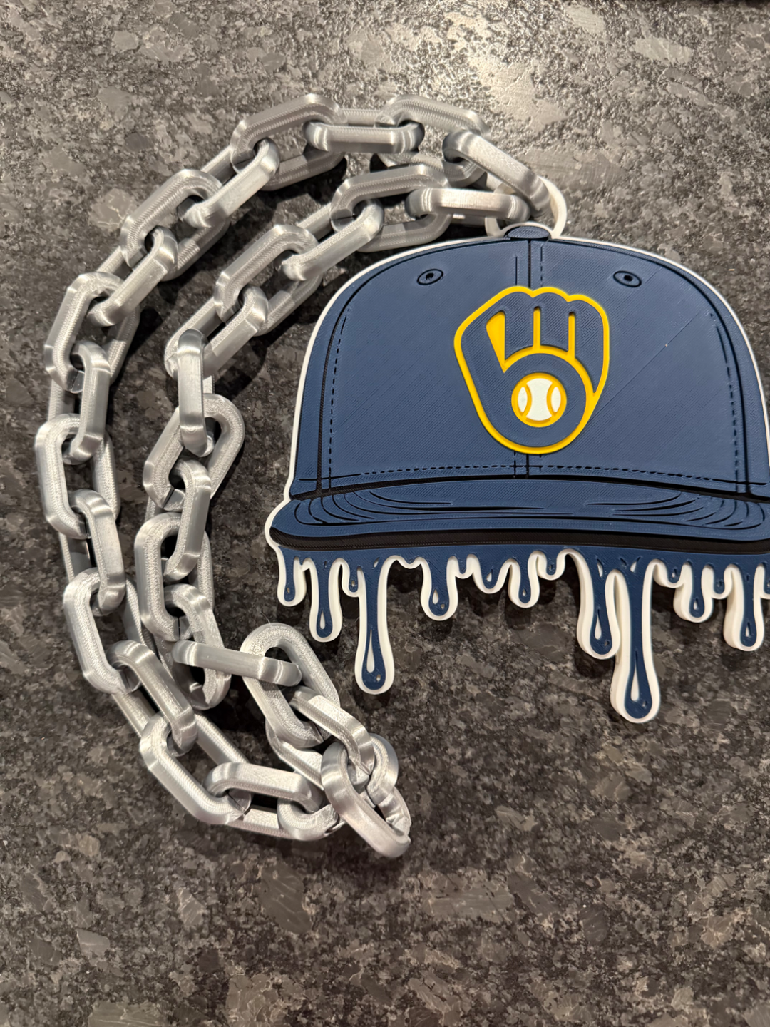 Hype Chain Pendant – Custom Team-Inspired Necklace | Baseball Fan Jewelry