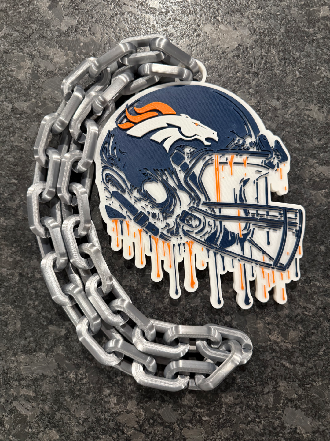 Hype Chain Pendant – Custom Team-Inspired Necklace | Football Fan Jewelry