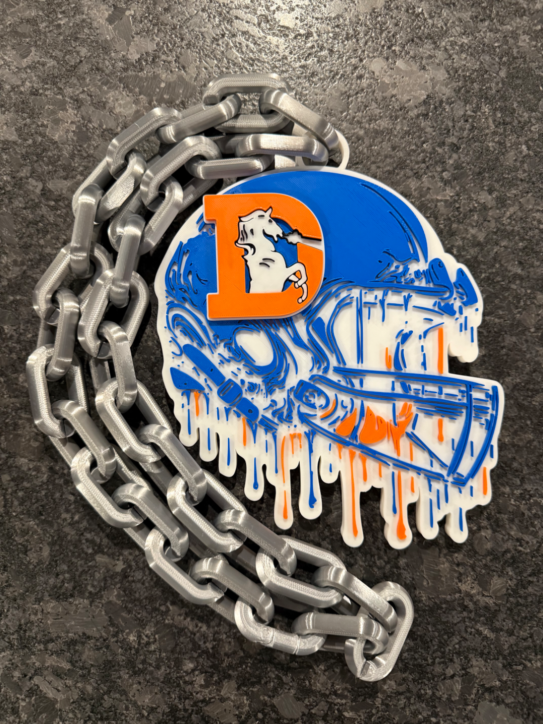 Hype Chain Pendant – Custom Team-Inspired Necklace | Football Fan Jewelry
