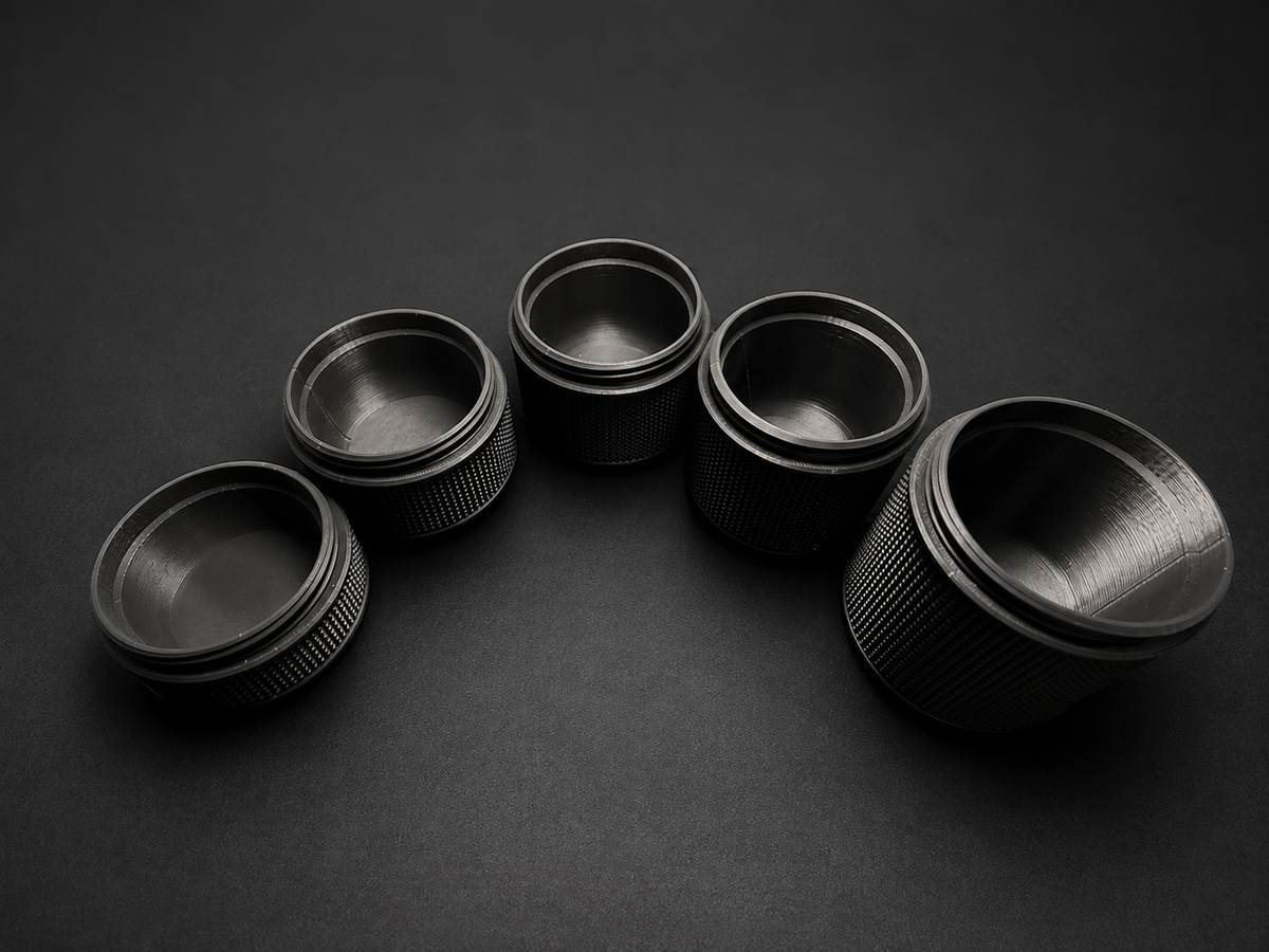 Stackable Threaded Storage Containers