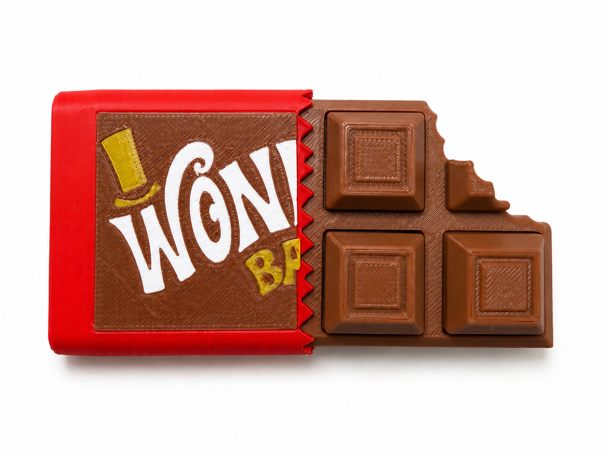 Wonka Bar Triple Clicker