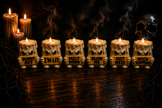 Angry Candle LED Tea Light Holder