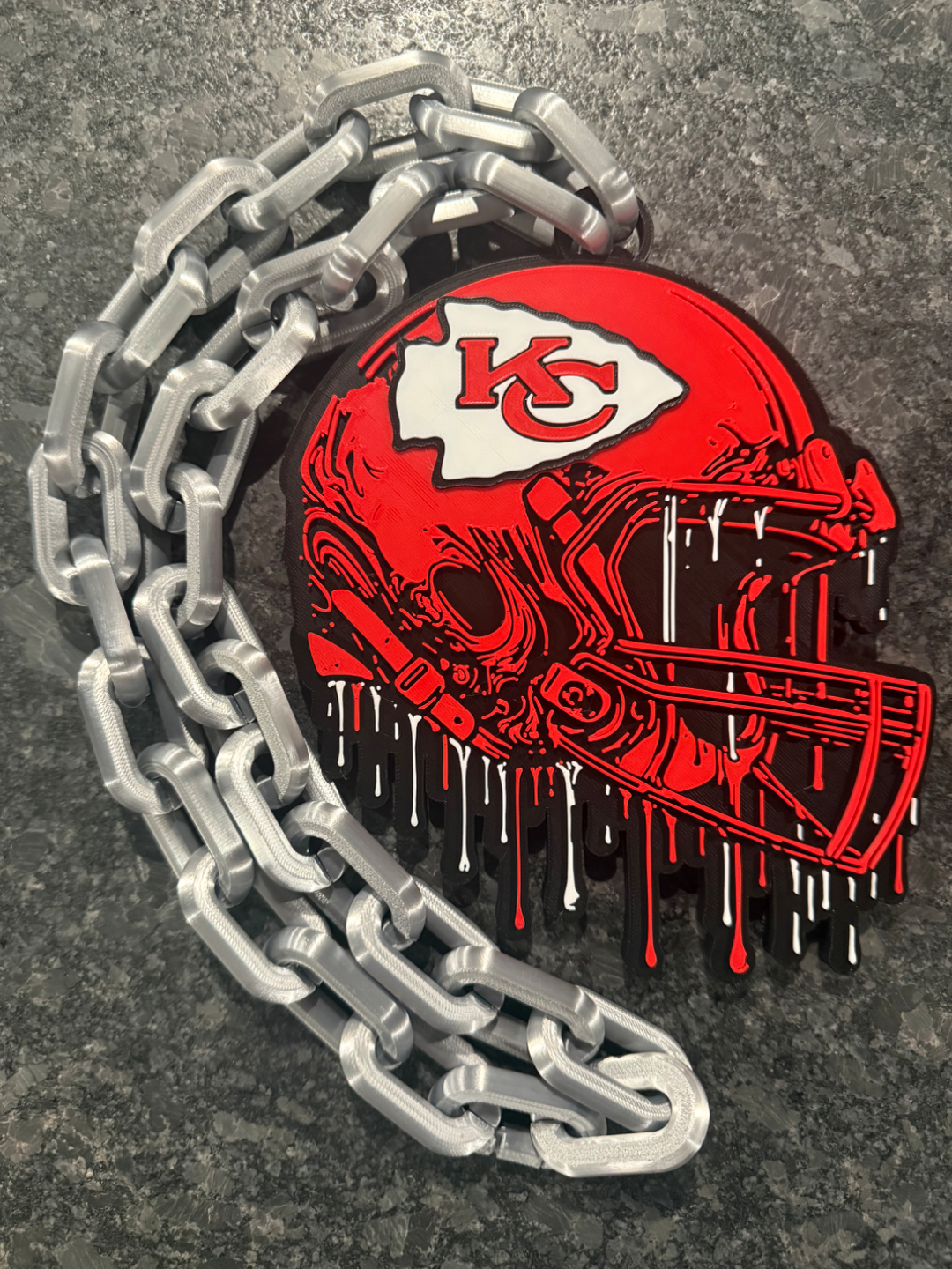 Hype Chain Pendant – Custom Team-Inspired Necklace | Football Fan Jewelry