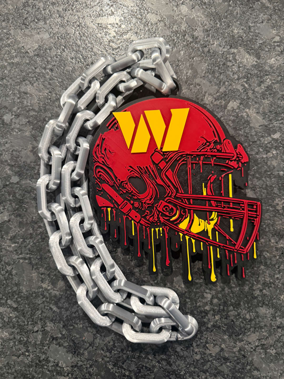 Hype Chain Pendant – Custom Team-Inspired Necklace | Football Fan Jewelry