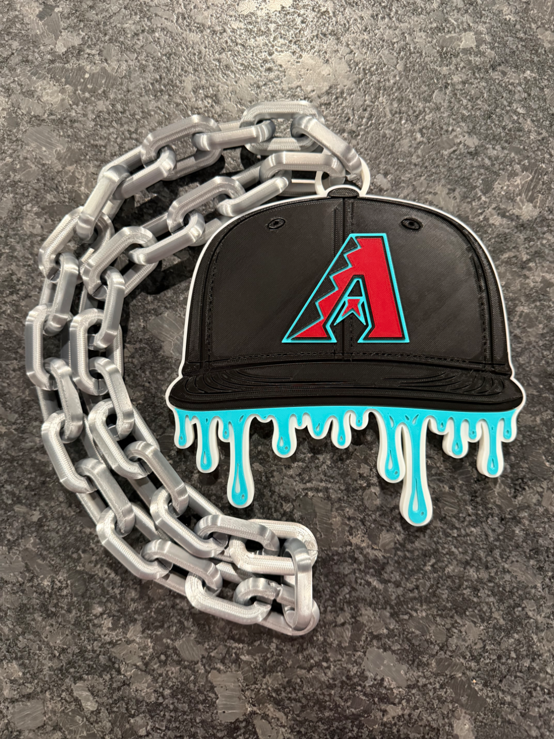 Hype Chain Pendant – Custom Team-Inspired Necklace | Baseball Fan Jewelry