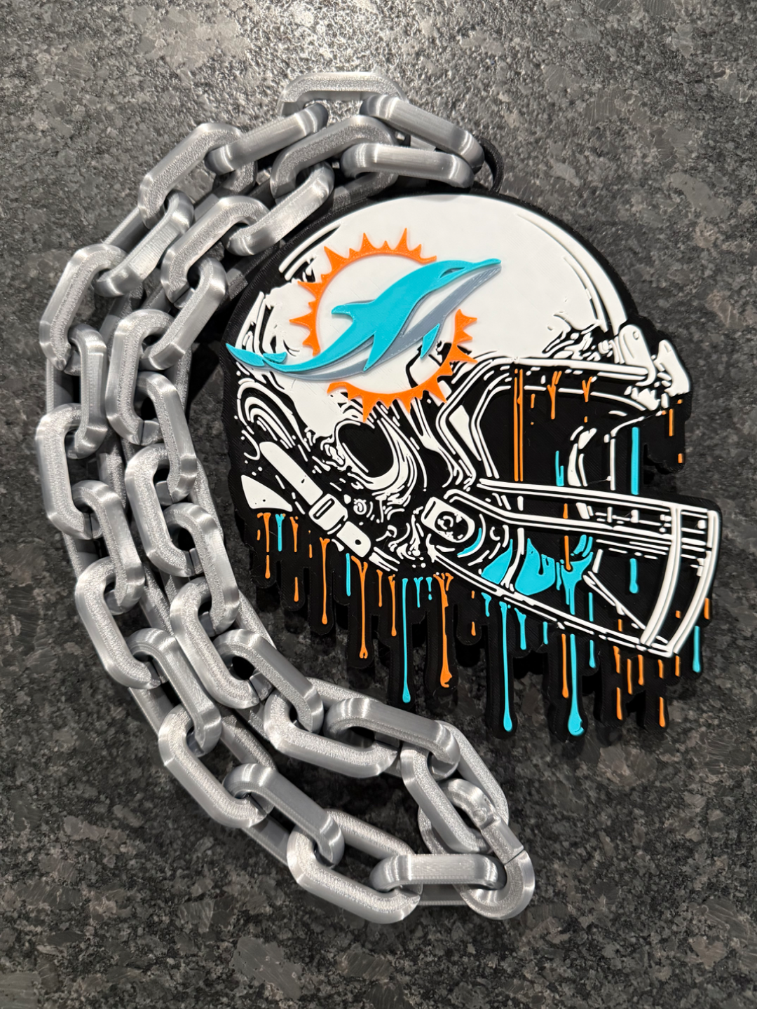 Hype Chain Pendant – Custom Team-Inspired Necklace | Football Fan Jewelry