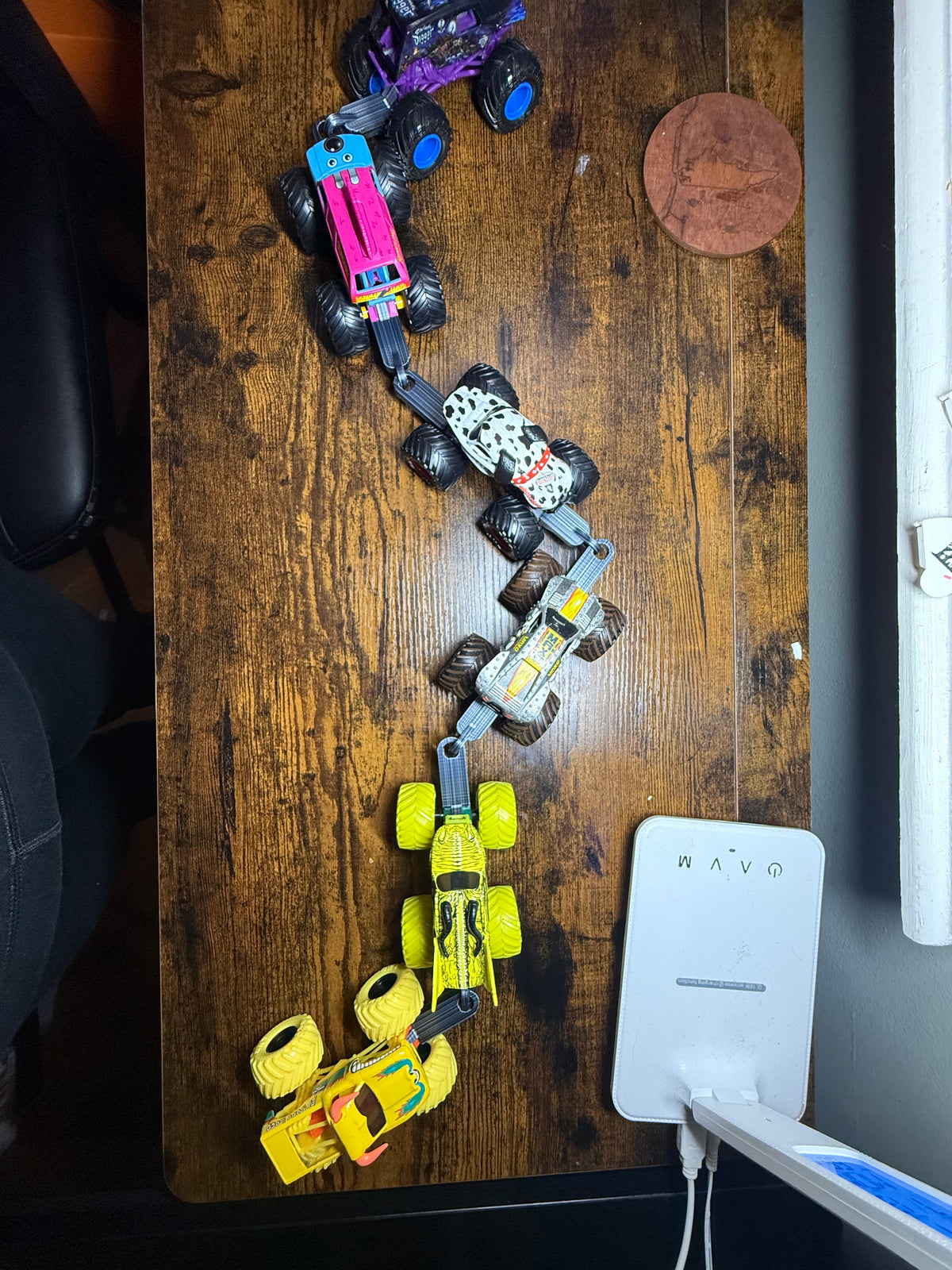 1:64 Monster Truck Train Connectors (4-Pack)
