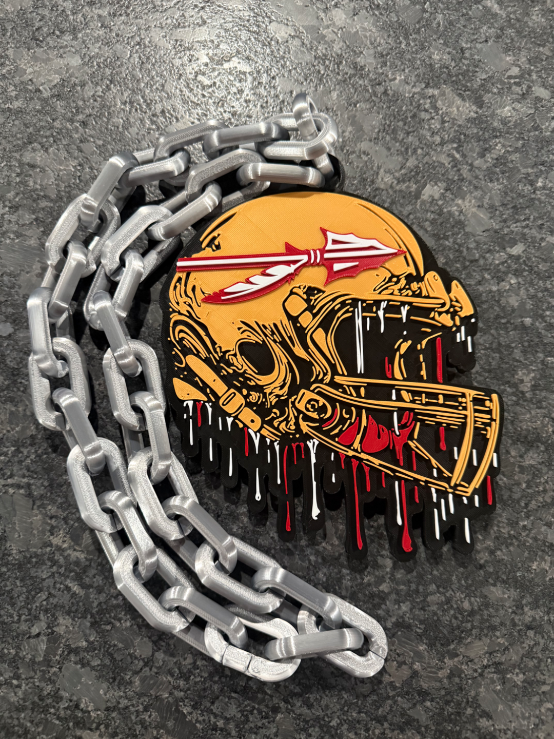 Hype Chain Pendant – Custom Team-Inspired Necklace | College Fan Jewelry