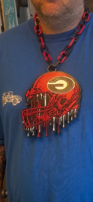 Hype Chain Pendant – Custom Team-Inspired Necklace | College Fan Jewelry