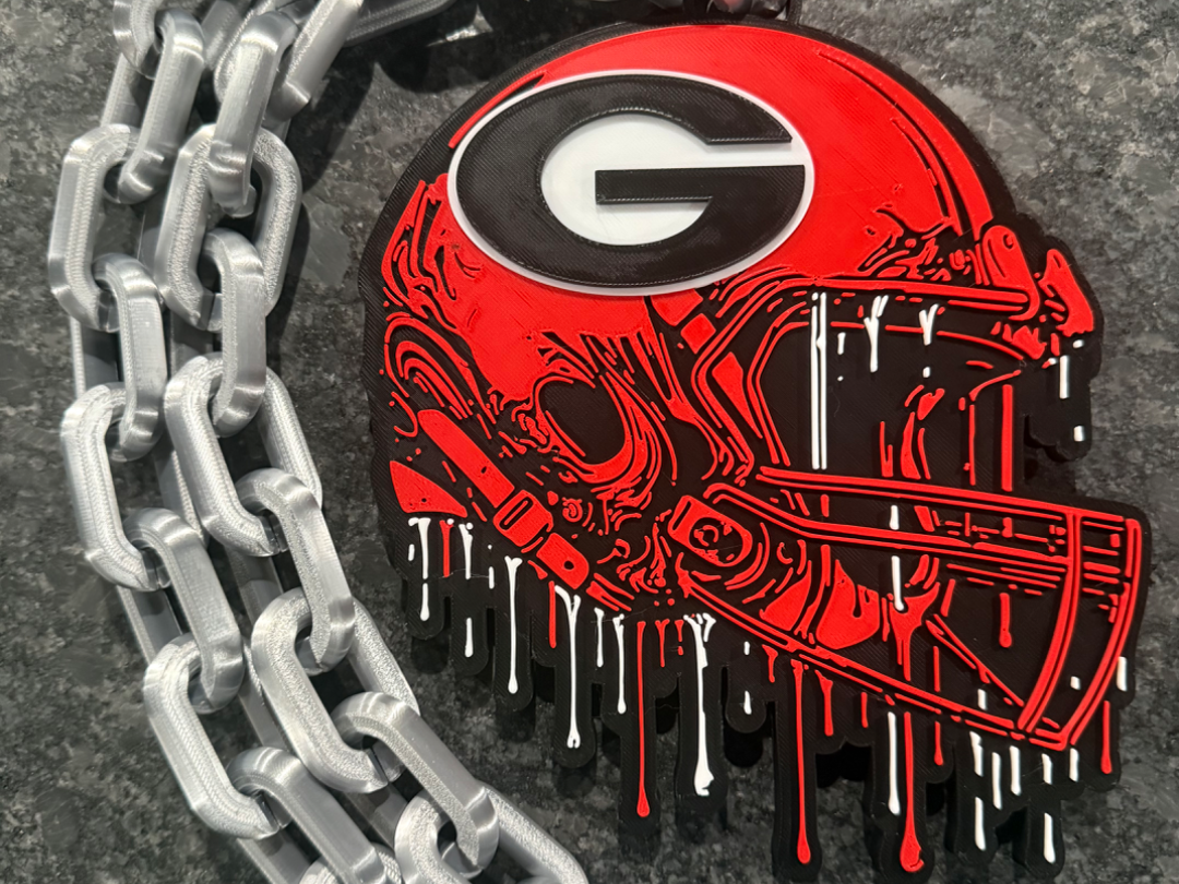 Hype Chain Pendant – Custom Team-Inspired Necklace | College Fan Jewelry