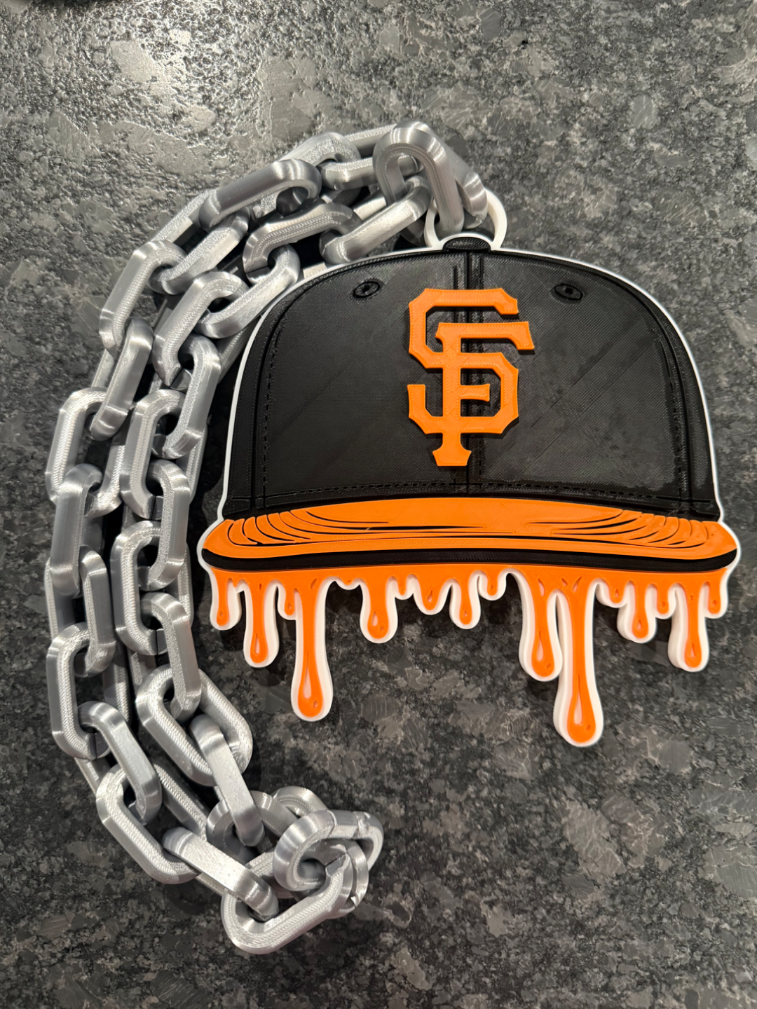 Hype Chain Pendant – Custom Team-Inspired Necklace | Baseball Fan Jewelry