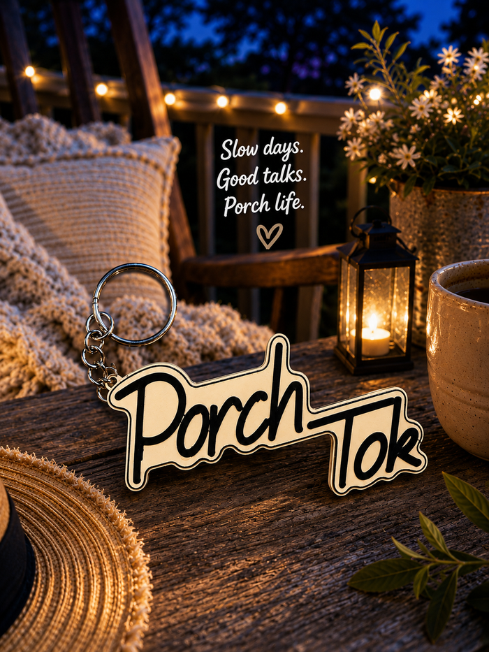 PorchTok Keychain