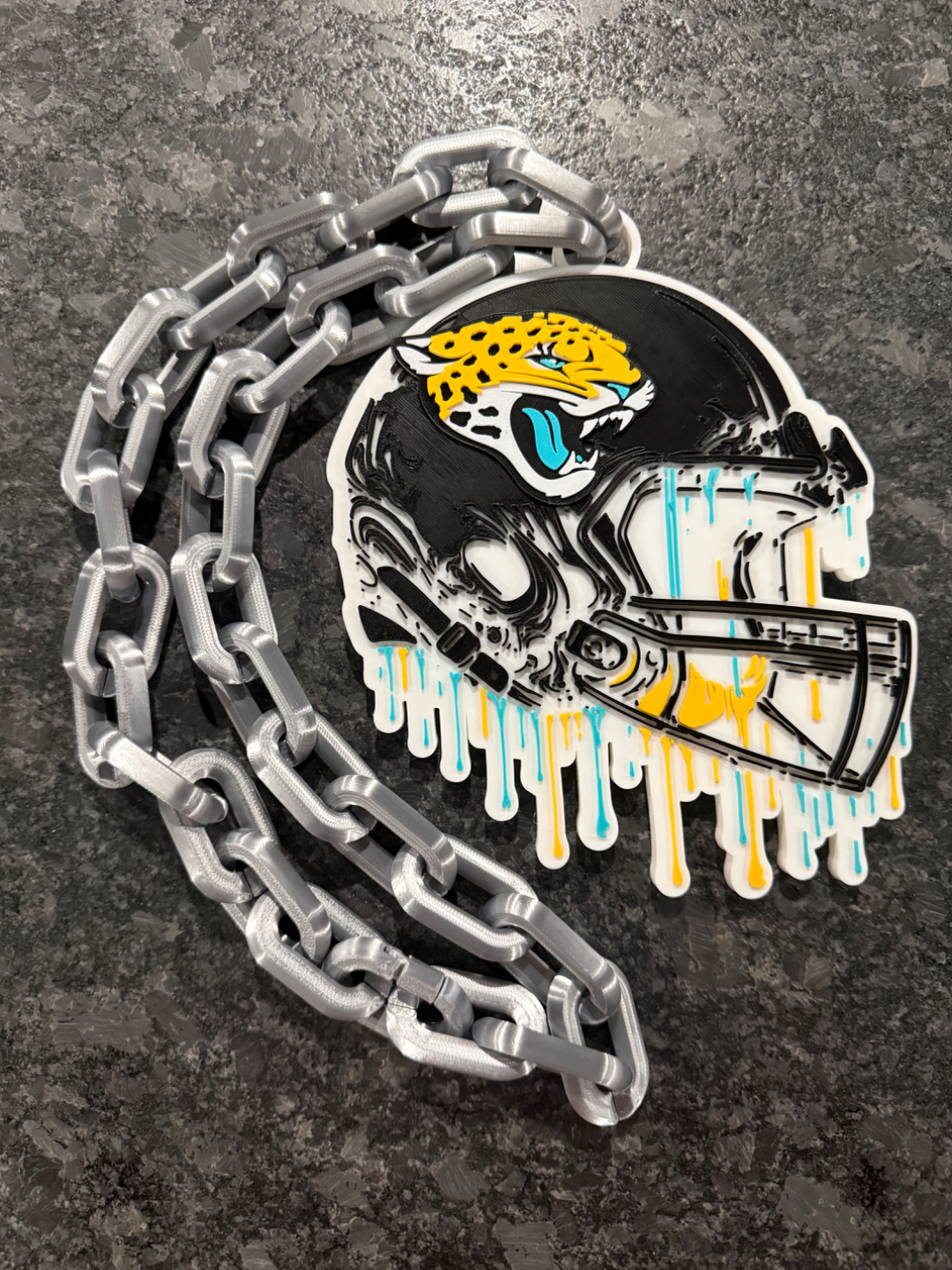 Hype Chain Pendant – Custom Team-Inspired Necklace | Football Fan Jewelry