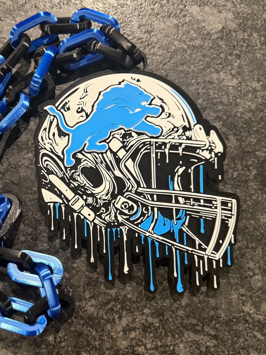 Hype Chain Pendant – Custom Team-Inspired Necklace | Football Fan Jewelry