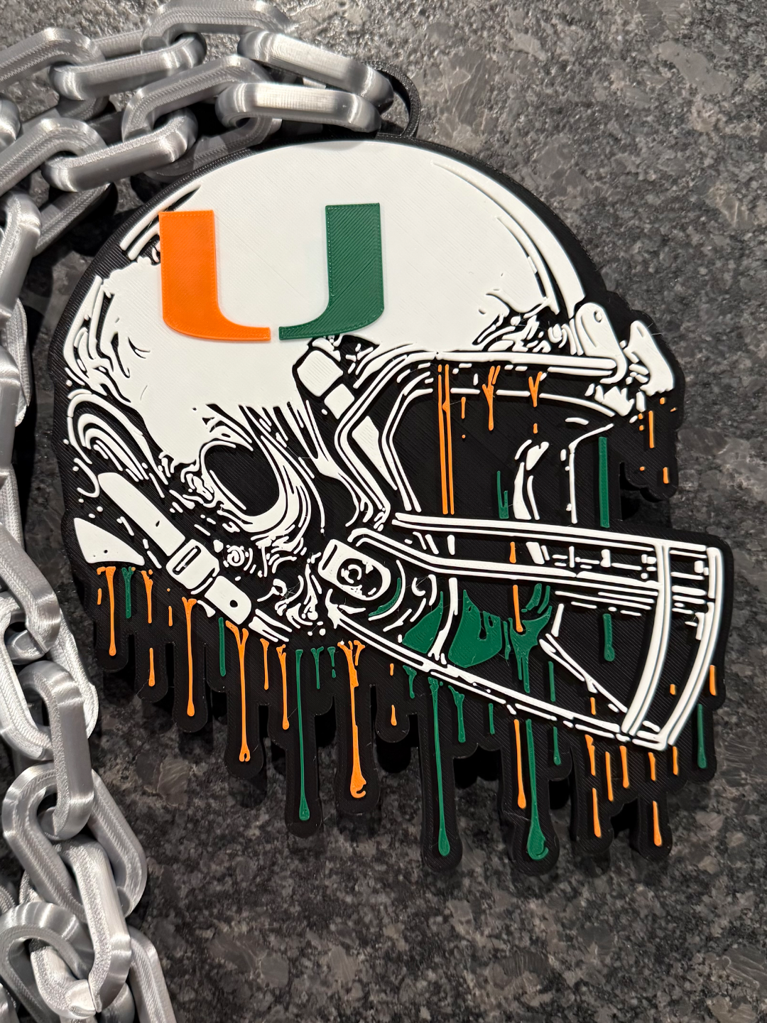 Hype Chain Pendant – Custom Team-Inspired Necklace | College Fan Jewelry