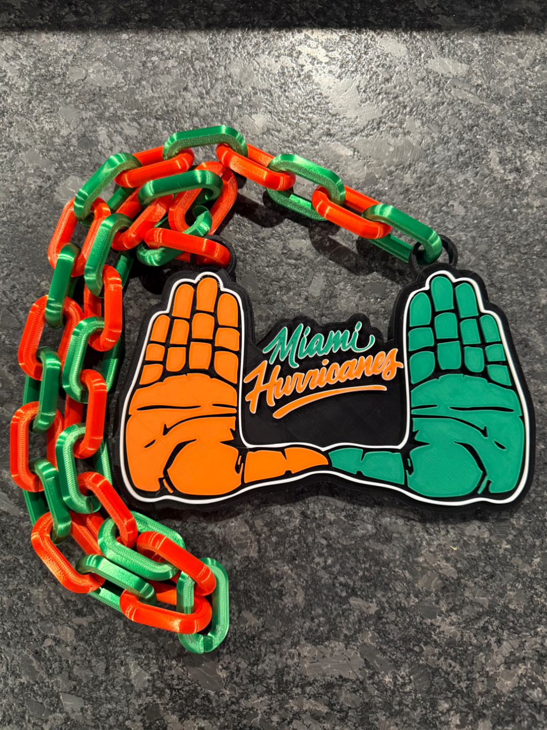 Hype Chain Pendant – Custom Team-Inspired Necklace | College Fan Jewelry