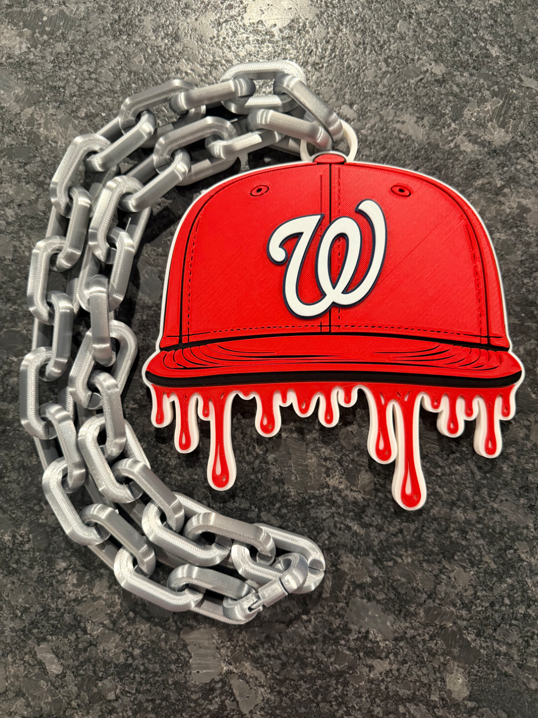 Hype Chain Pendant – Custom Team-Inspired Necklace | Baseball Fan Jewelry