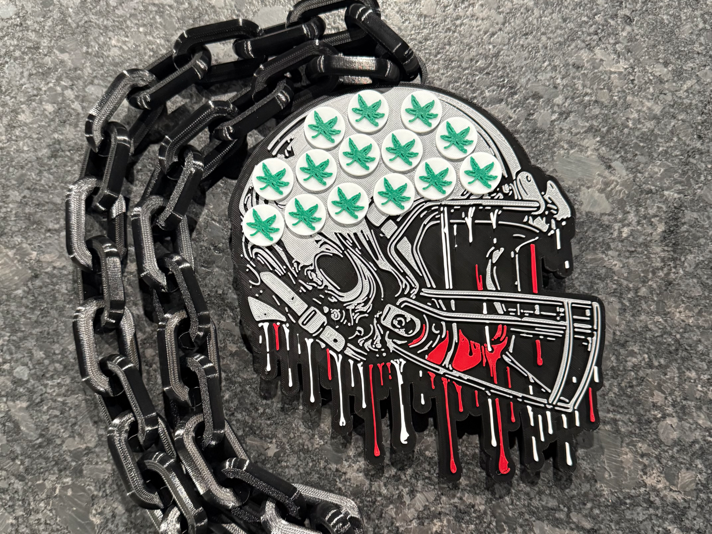 Hype Chain Pendant – Custom Team-Inspired Necklace | College Fan Jewelry