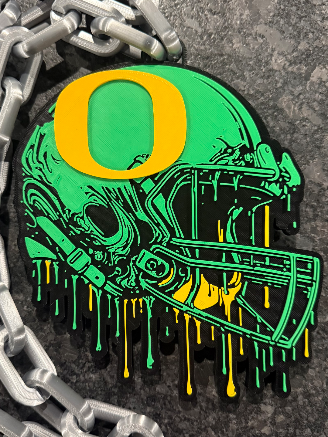 Hype Chain Pendant – Custom Team-Inspired Necklace | College Fan Jewelry