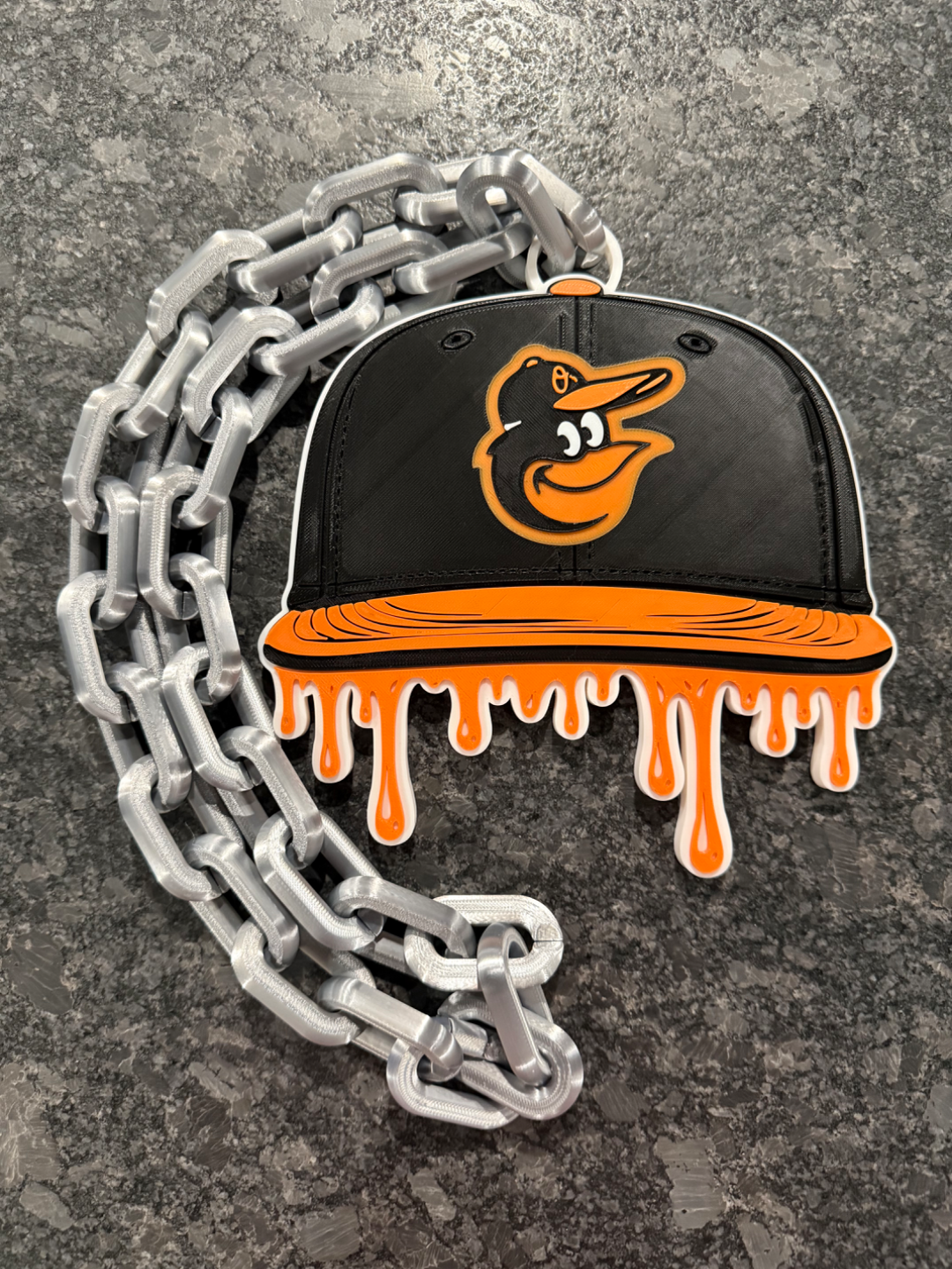 Hype Chain Pendant – Custom Team-Inspired Necklace | Baseball Fan Jewelry