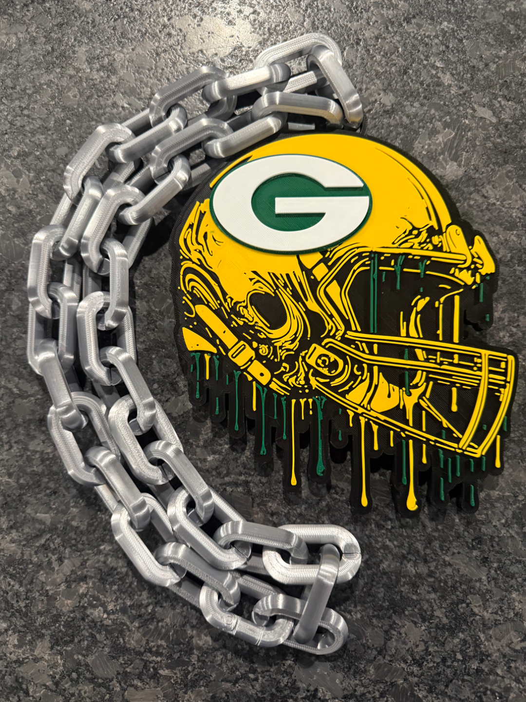 Hype Chain Pendant – Custom Team-Inspired Necklace | Football Fan Jewelry