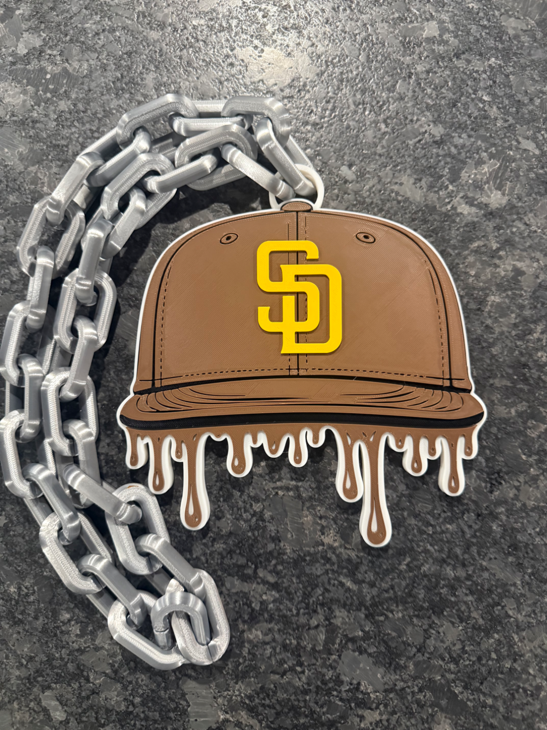 Hype Chain Pendant – Custom Team-Inspired Necklace | Baseball Fan Jewelry