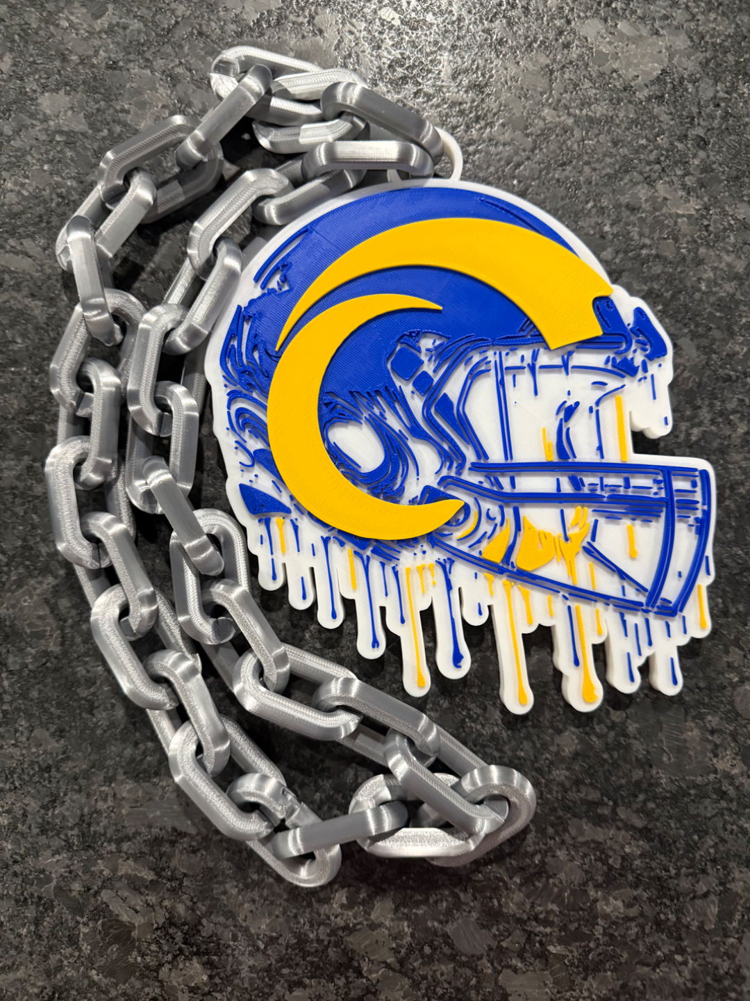 Hype Chain Pendant – Custom Team-Inspired Necklace | Football Fan Jewelry