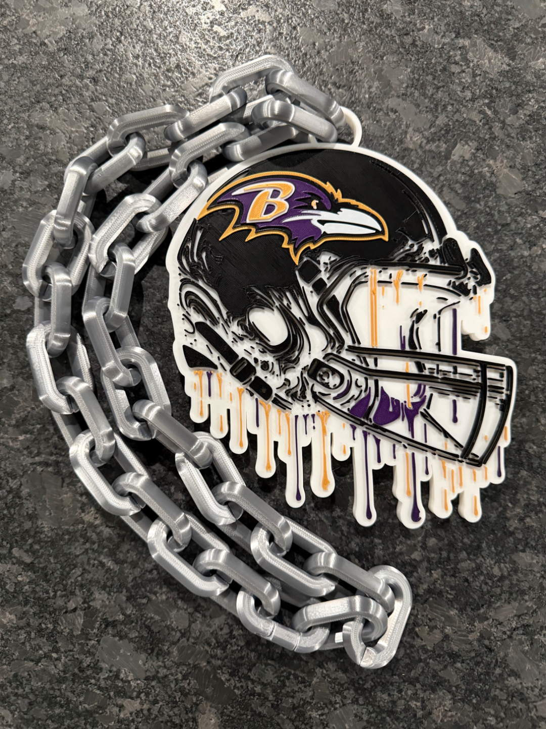 Hype Chain Pendant – Custom Team-Inspired Necklace | Football Fan Jewelry