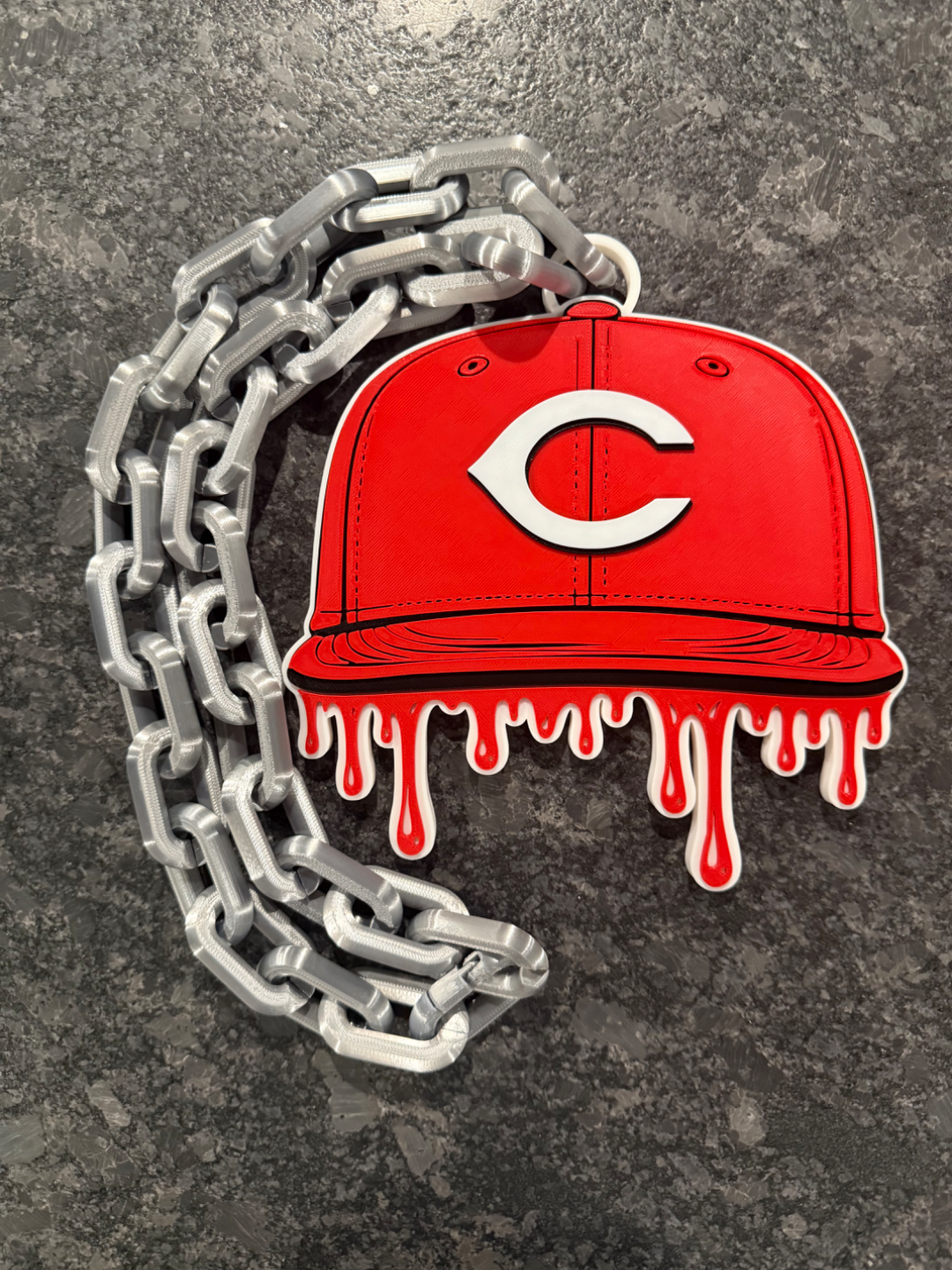 Hype Chain Pendant – Custom Team-Inspired Necklace | Baseball Fan Jewelry