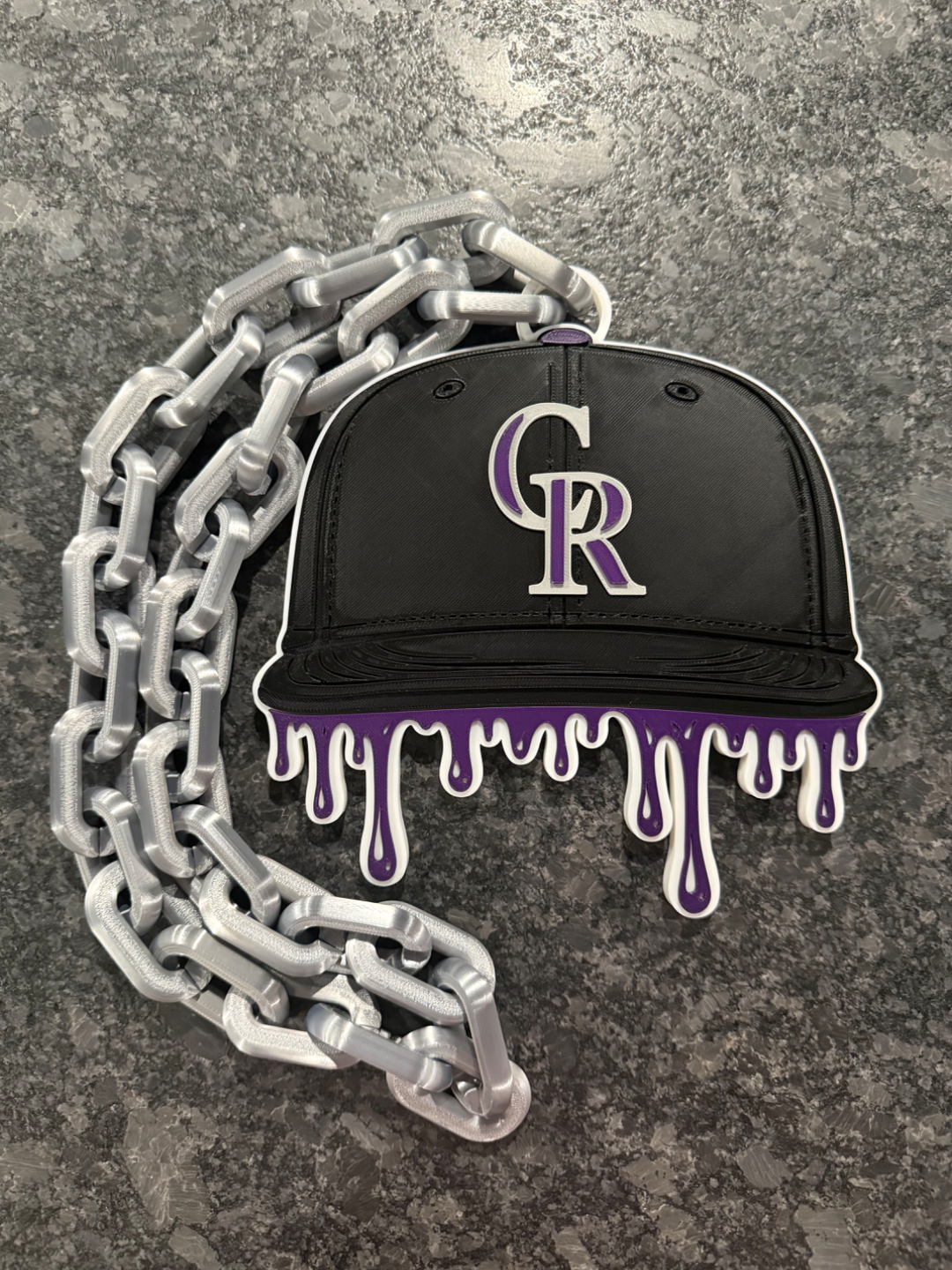 Hype Chain Pendant – Custom Team-Inspired Necklace | Baseball Fan Jewelry