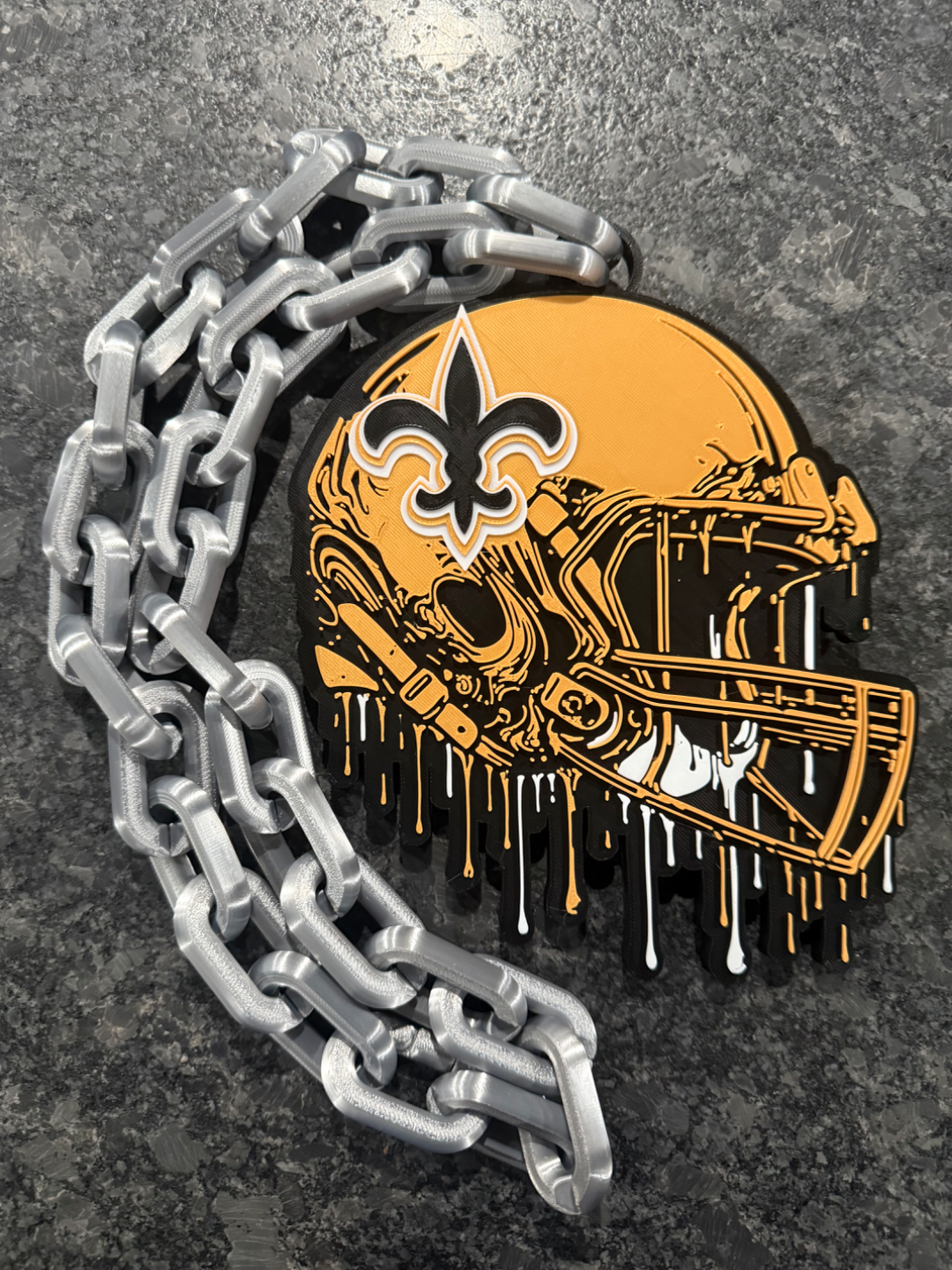 Hype Chain Pendant – Custom Team-Inspired Necklace | Football Fan Jewelry