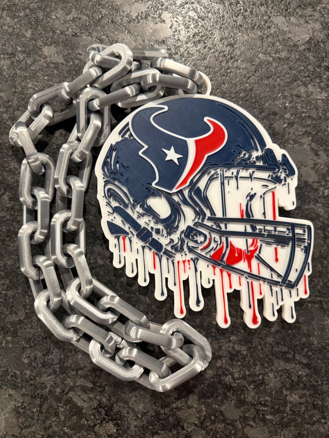 Hype Chain Pendant – Custom Team-Inspired Necklace | Football Fan Jewelry