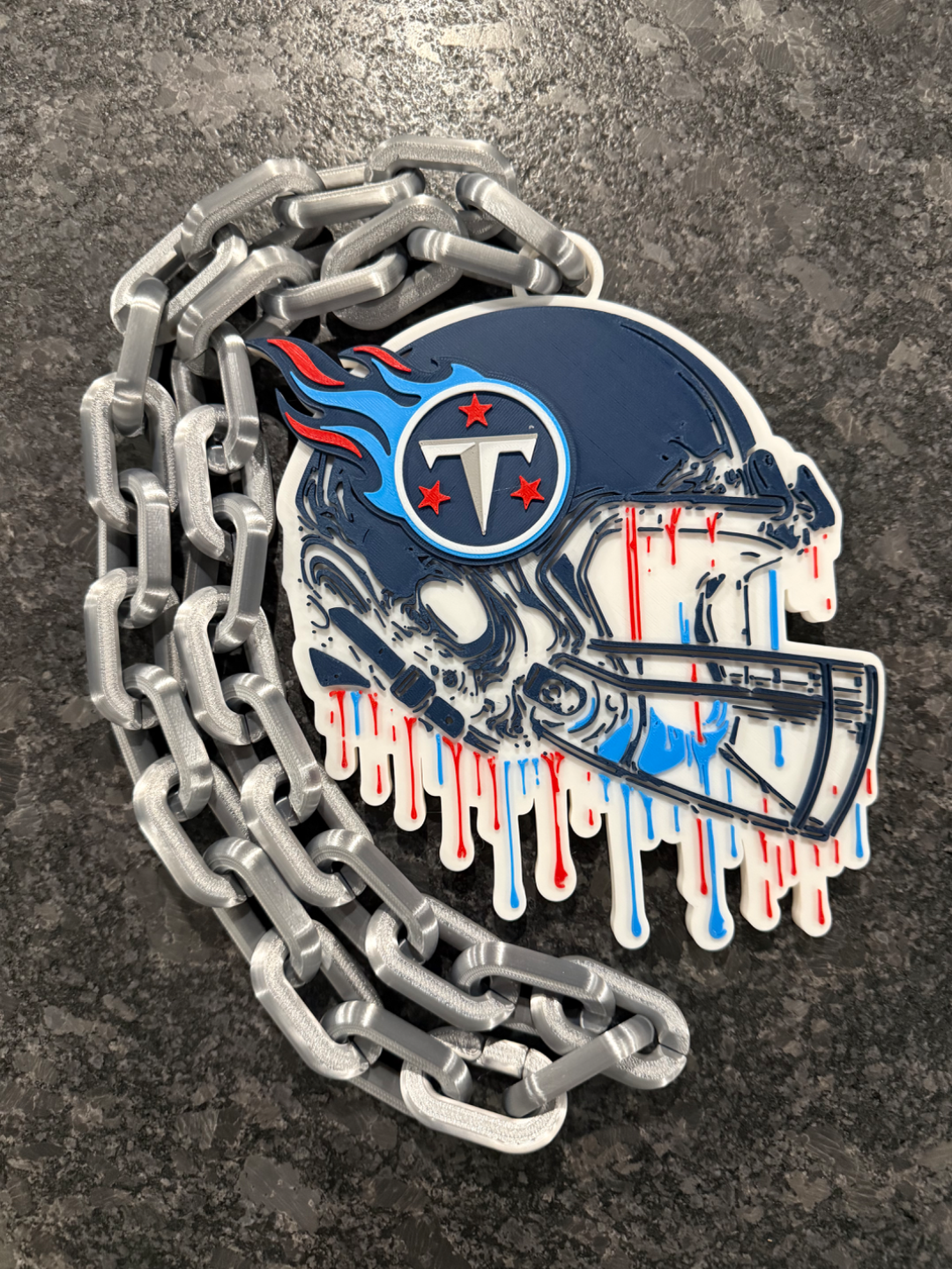 Hype Chain Pendant – Custom Team-Inspired Necklace | Football Fan Jewelry