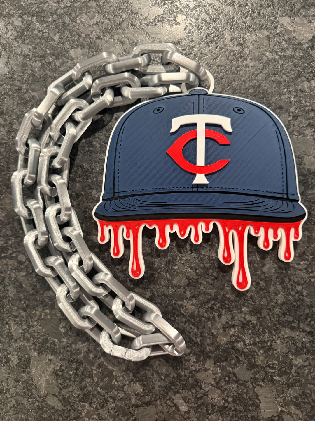 Hype Chain Pendant – Custom Team-Inspired Necklace | Baseball Fan Jewelry