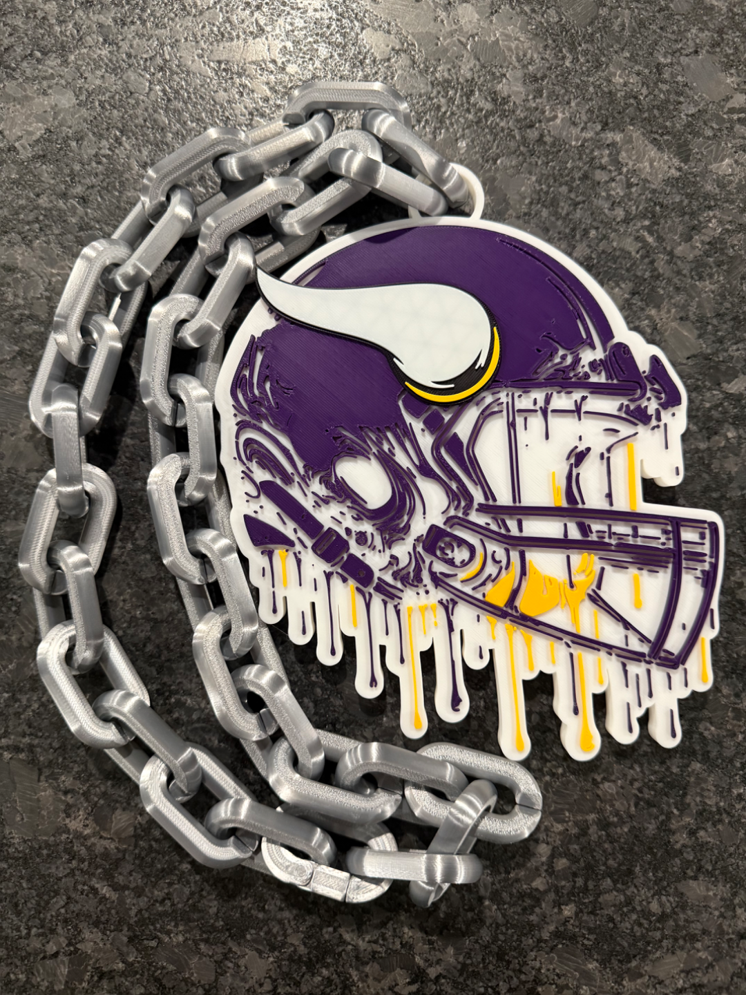 Hype Chain Pendant – Custom Team-Inspired Necklace | Football Fan Jewelry