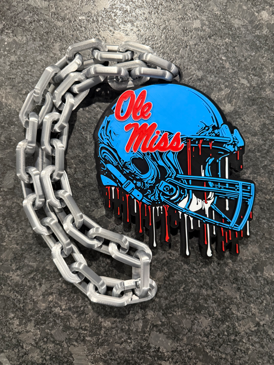 Hype Chain Pendant – Custom Team-Inspired Necklace | College Fan Jewelry