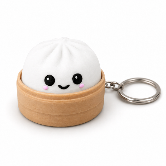 Viral Dumpling Clicker Keychain
