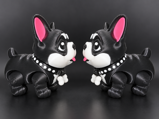 Wiggle Pups French Bulldog articulated dog side view